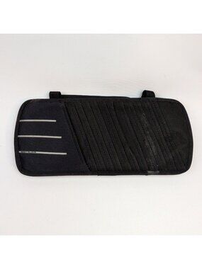 Vintage 90s Body Glove Car Storage Case Holder Sun Visor CD/DVD/Games Black